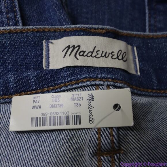 NEW Madewell Tall 10" High-Rise Skinny Jeans in Wendover Wash: TENCEL, 35T - Picture 10 of 15